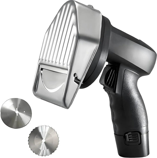 Affettatrice, Barbecue, affettatrice per alimenti, professionale, acciaio inox, senza fili, per Kebab