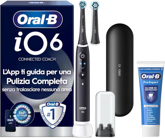 Accessorio per elettrodomestico, nero, Oral-B iO 6 Spazzolino Elettrico