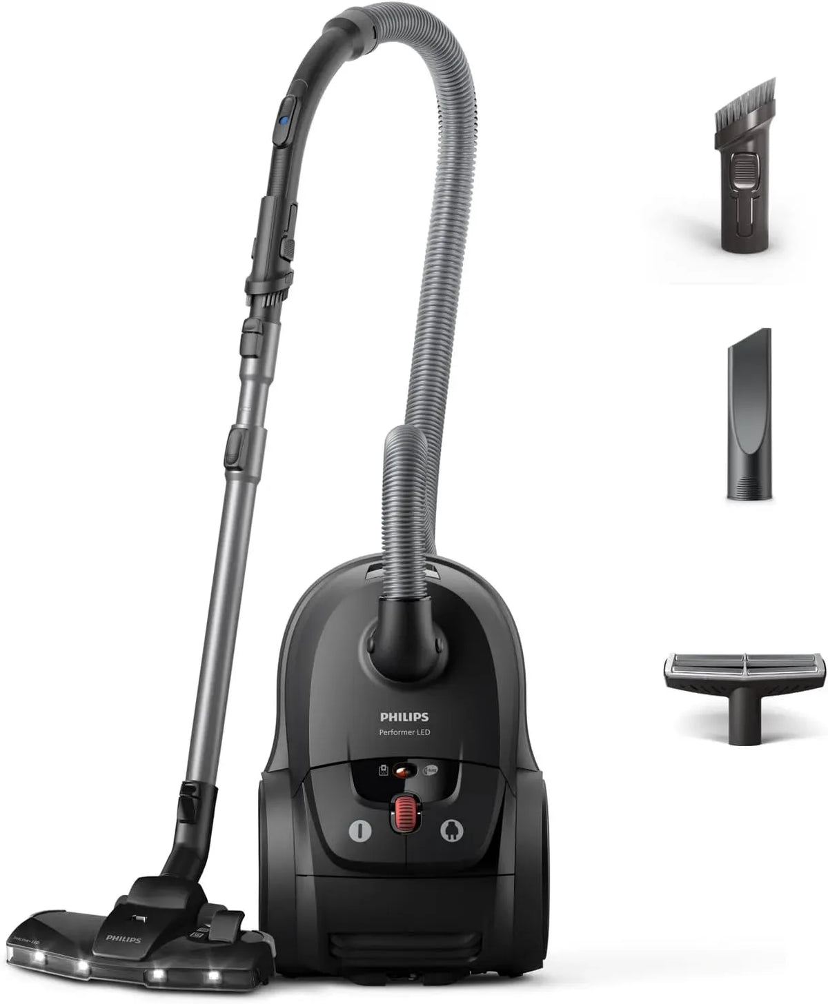 Philips Serie 8000 12m Aspirapolvere, 4 L, 900 W, pannello IPS, Spazzola LED TriActive+, XD8122/10, Filtro HEPA 13, 99,9% Polvere Rimossa