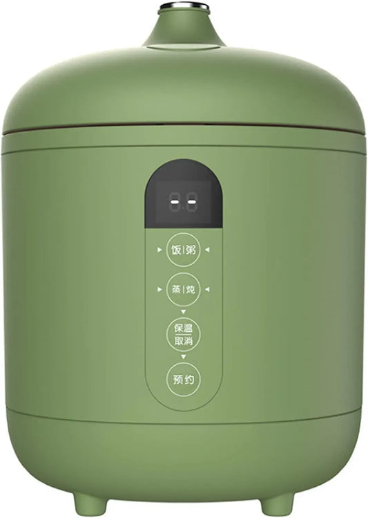 multicooker, cuociriso, pentola elettrica multifunzione, multicooker elettrico, cuociriso elettrico, 0,8 L, verde