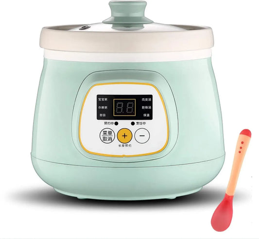 Cooker, 1.5 L, HMTE, Digital, Ceramic, Smart, Ceramic Liner Stew Pot