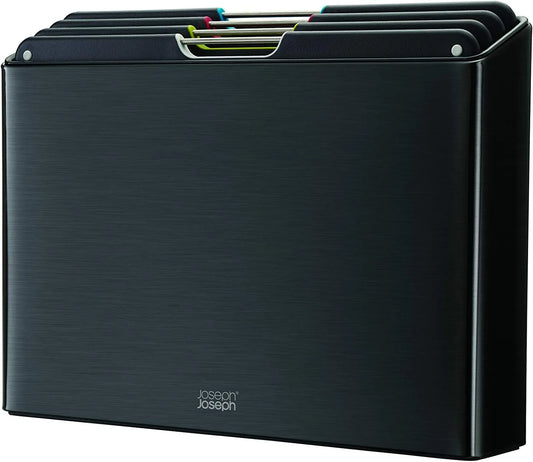 supporto, acciaio inox, nero, Joseph Joseph Folio Steel