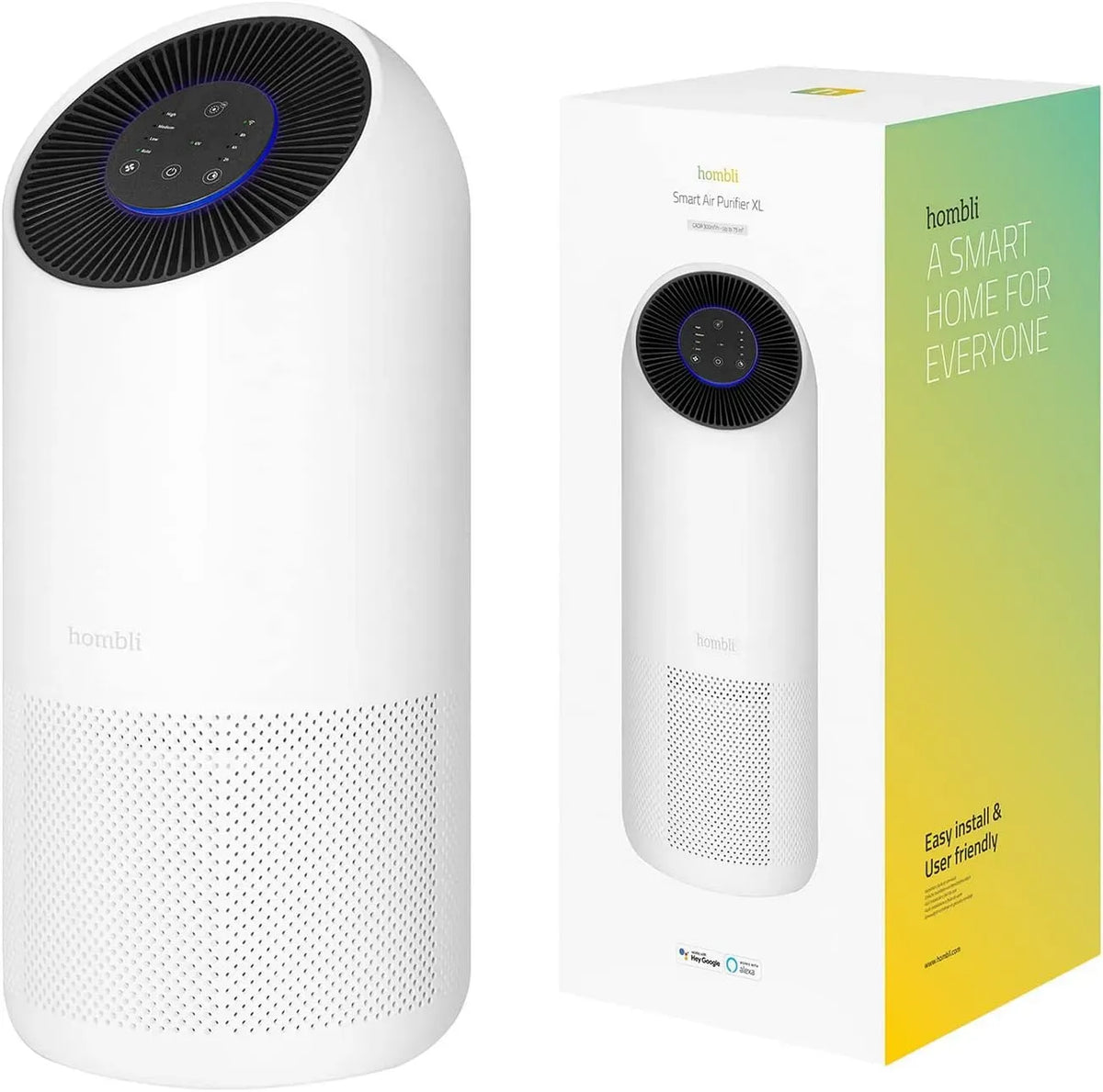 Purificatore d'aria, depuratore d'aria, Hombli Smart Purificatore D'Aria Xl