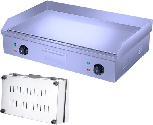 X 37 Barbecue, Piastra, Griglia, 73 X 37 Cm, 4400 W, 50 a 300 °C, professionale, ristoranti, ghisa